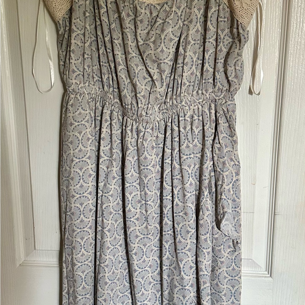Torrid Blue Ruffle Maxi NWT - Picture 4 of 5